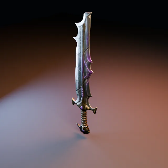 3D render of Sigil Sword 09 from the Blacksmith Weapons Pack