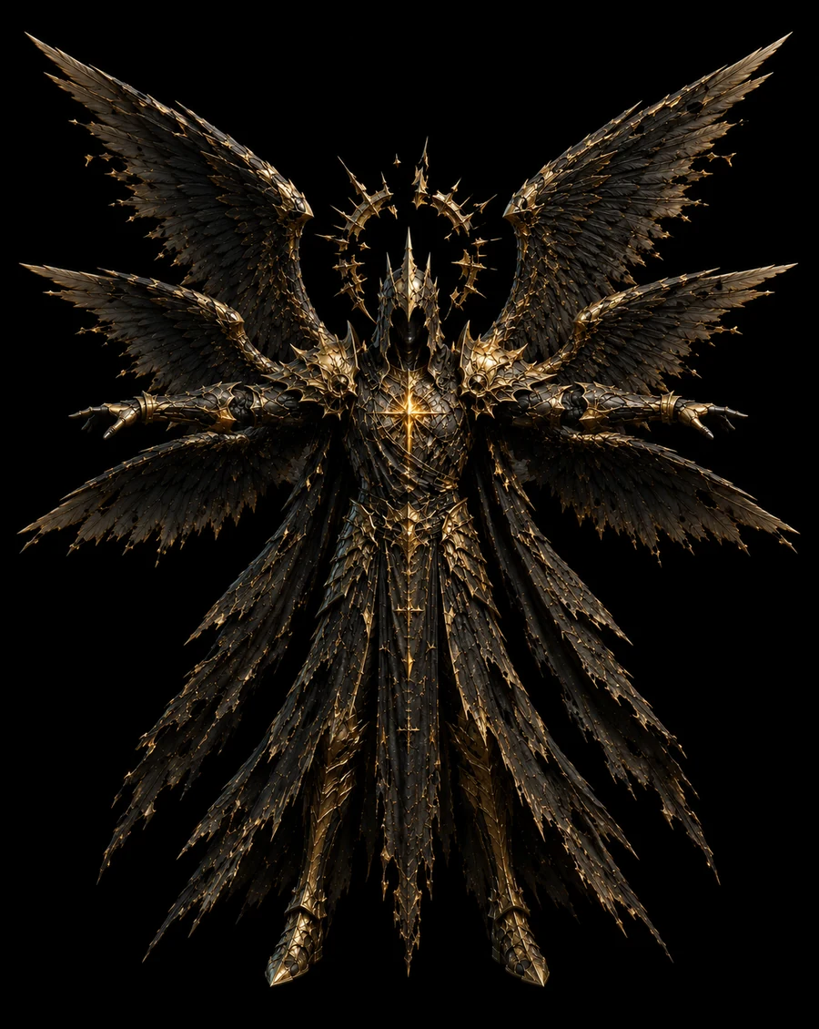 Mixamo-ready 3D character preview of Lucifer Avatar