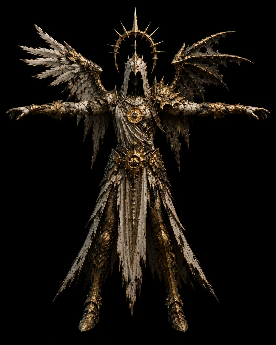Mixamo-ready 3D character preview of The Apostate