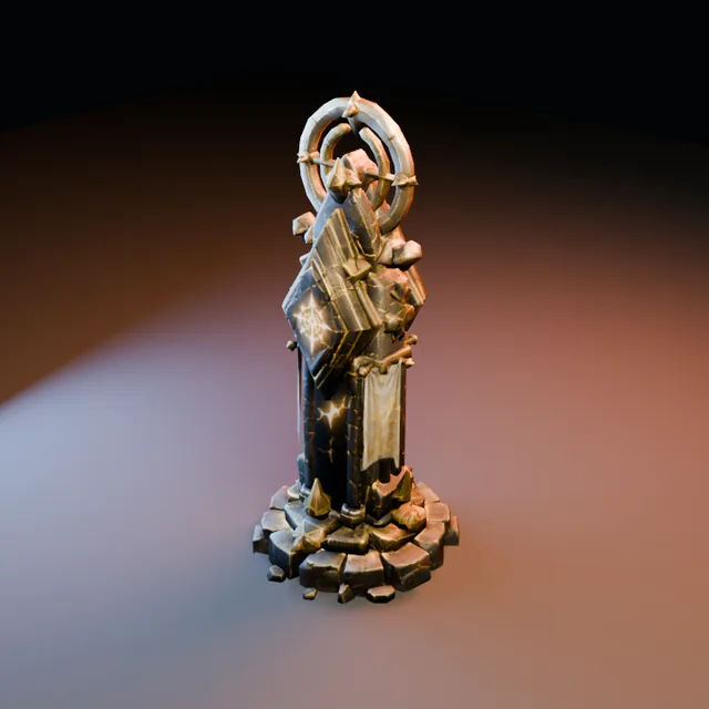 3D render of Radiant Obelisk from the Ultimate Dungeon Pack